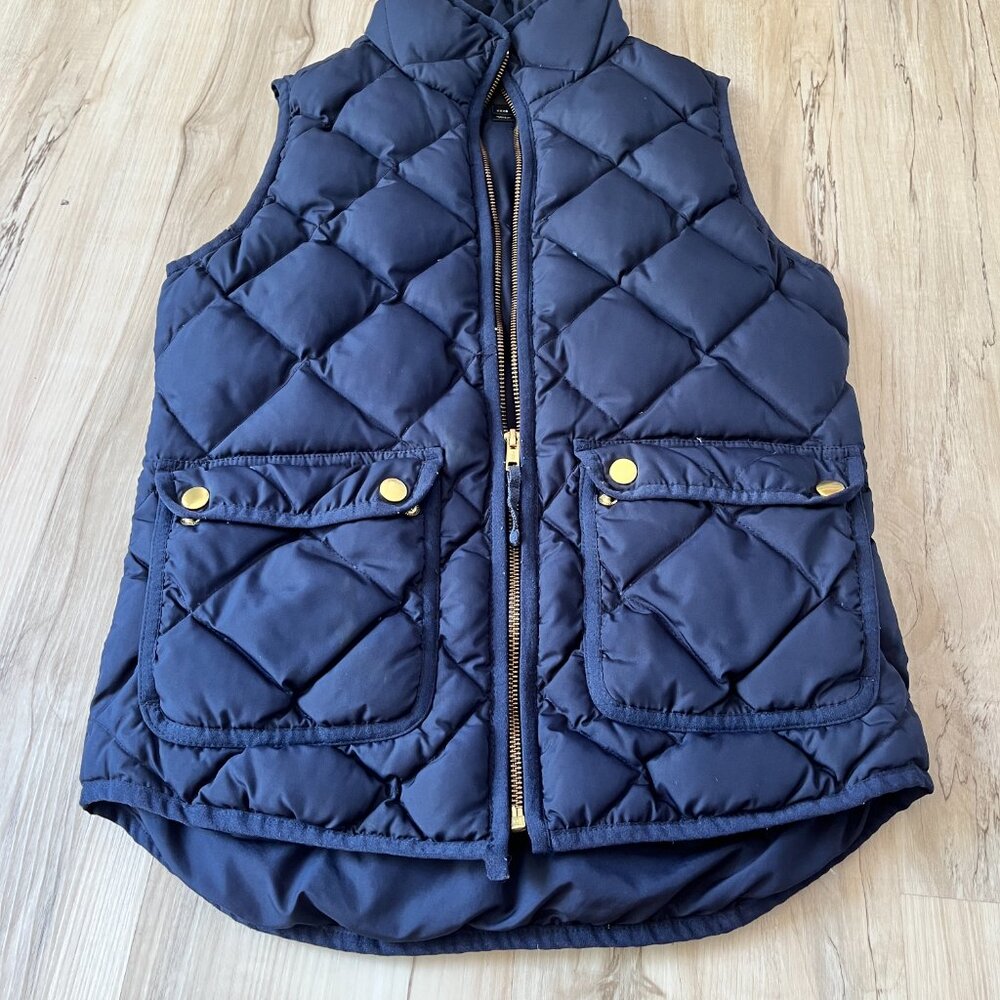 Jcrew quilted excursion vest